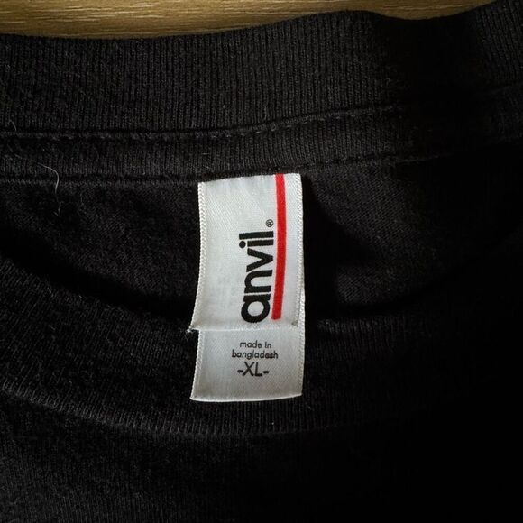 Y2K Jay Z Hello Brooklyn Rap Tee Black and Gold Size XL Anvil Tag Hip Hop Band - Picture 3 of 5